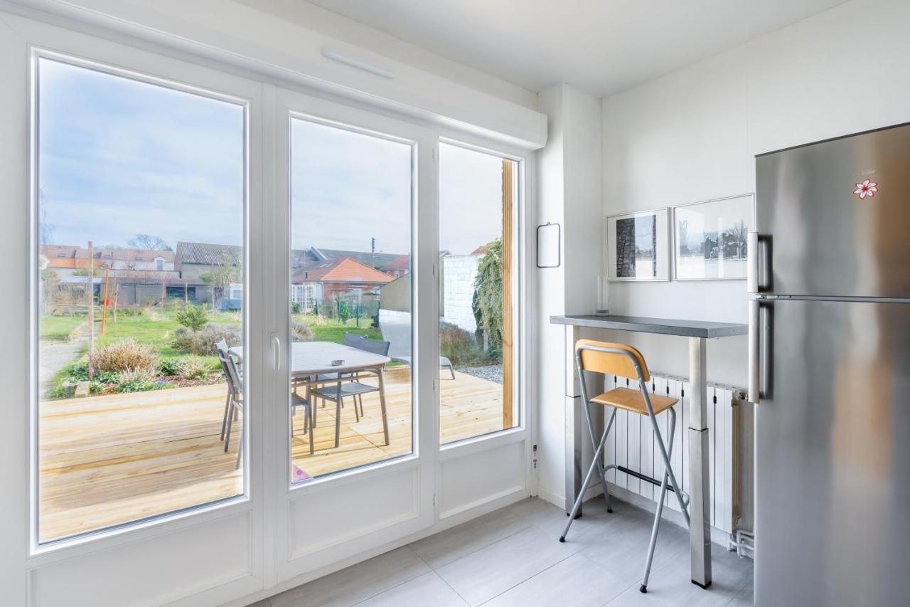 Maison Confortable, Terrasse Et Jardin A Amiens Dış mekan fotoğraf