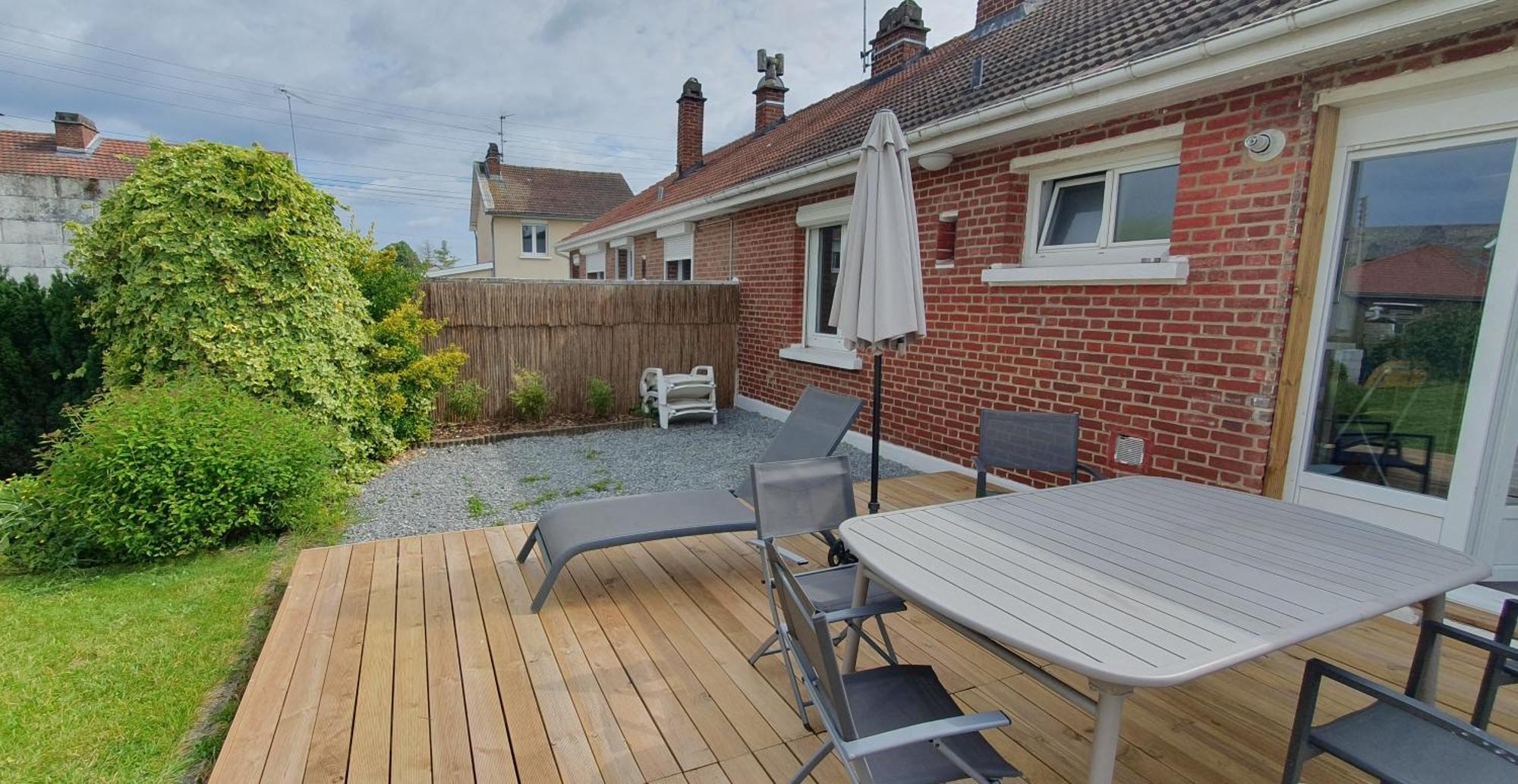 Maison Confortable, Terrasse Et Jardin A Amiens Dış mekan fotoğraf